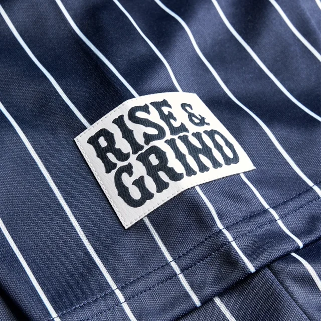 Fulllife Rise And Grind Baseball Jersey Navy Blue 6