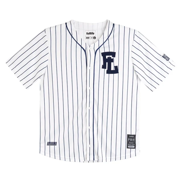 Fulllife Rise And Grind Baseball Jersey White 1