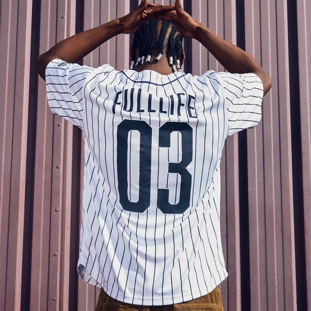 Fulllife Rise And Grind Baseball Jersey White 2