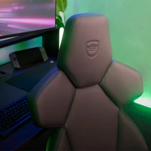 Chaise gamer grise