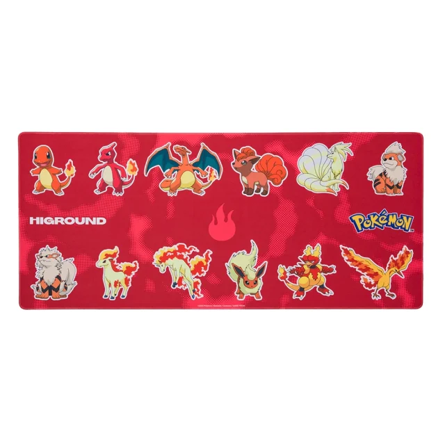 Pokemon Gaming Mousepad Fire Type 2