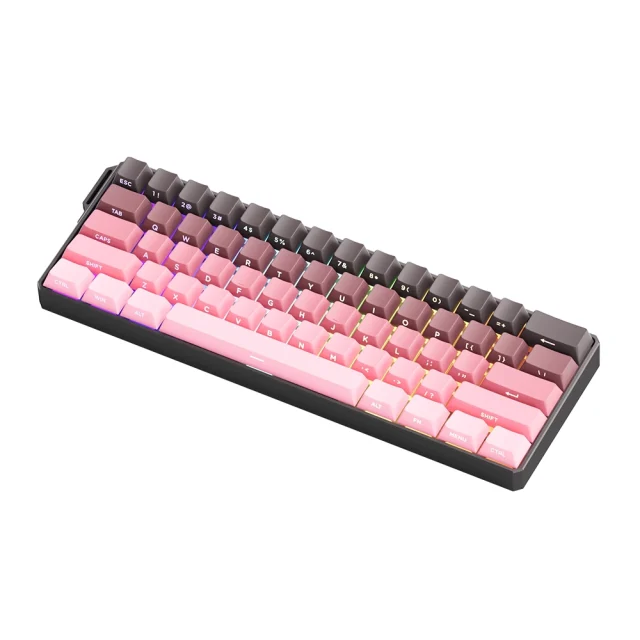AKKO Fun60HE Ultra Black-Pink Gradient 3 Akko Fun60He Ultra Black Pink Gradient 3