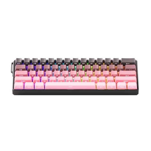 AKKO Fun60HE Ultra Black-Pink Gradient 4 Akko Fun60He Ultra Black Pink Gradient 4