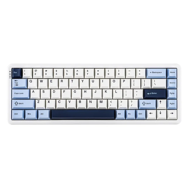 Ajazz AK680 MAX Bleu Blanc 4 Ajazz Ak680 Max Bleu Blanc 4