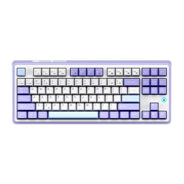 Ajazz AK870 Blanc Bleu Rose 1 Ajazz Ak870 Blanc Bleu Rose 1