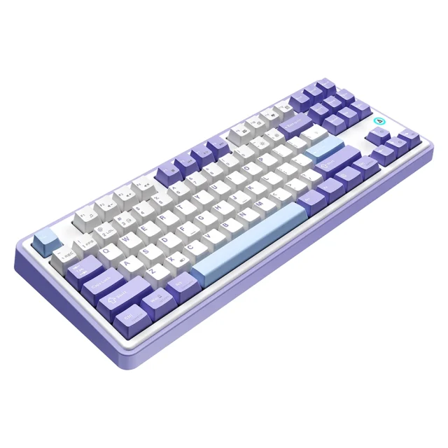 Ajazz AK870 Blanc Bleu Rose 2 Ajazz Ak870 Blanc Bleu Rose 2