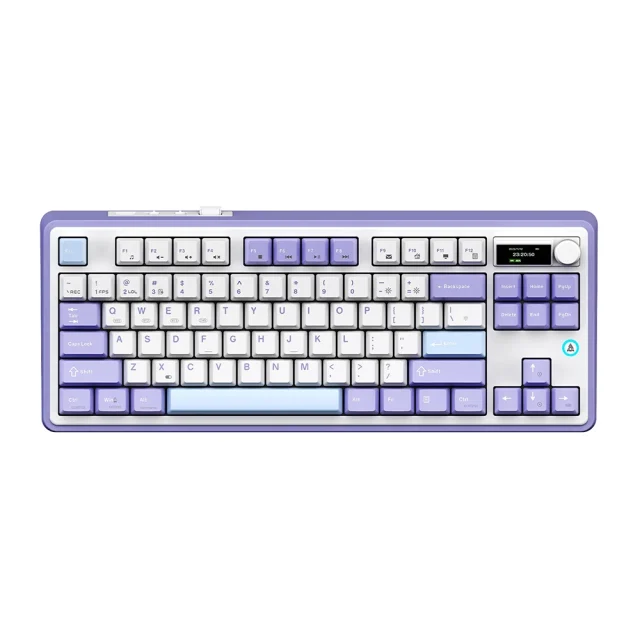 Ajazz Ak870 Wireless Blanc Bleu Rose 1