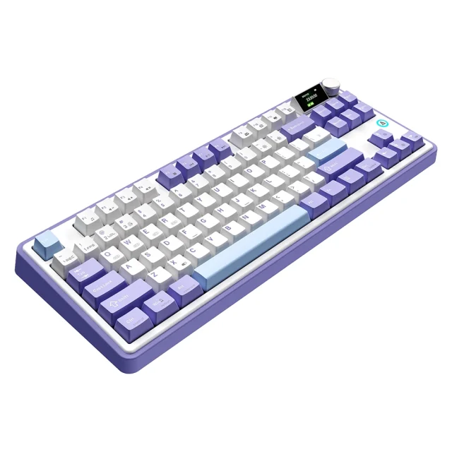 Ajazz Ak870 Wireless Blanc Bleu Rose 2