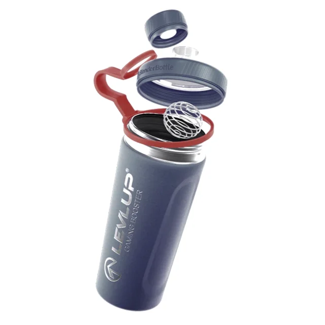 Levlup Blender Bottle Ice Tank Blue 2