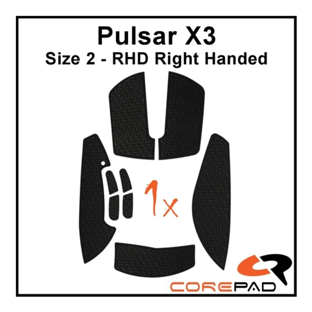 Corepad Grips Pulsar X3 Rhd Wireless Soft Noir