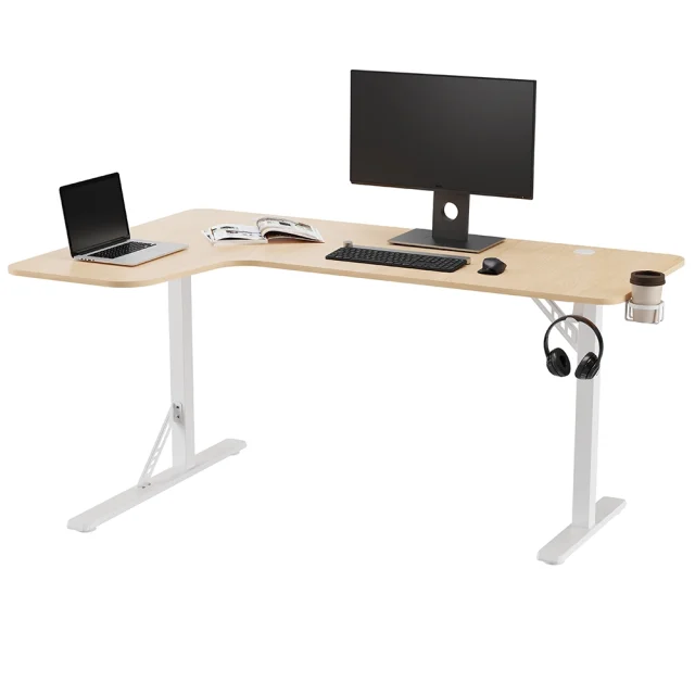 Rekt R Desk 160 left wood 4 Rekt R-Desk 160 L Angle Gauche Wood