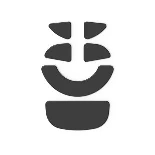 WLMouse Patins PTFE Strider Noir