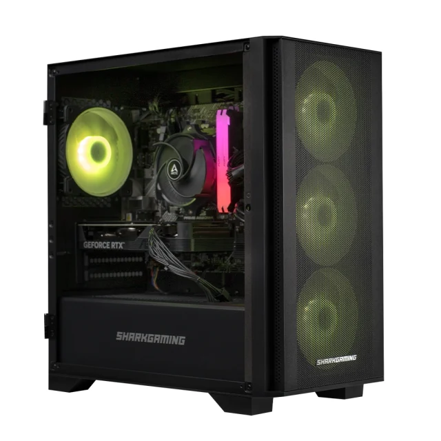 Shark Maelstrom R519 Rx 9060Xt Amd Ryzen 7 5700X 16Go Ddr4 Ssd 1To 1
