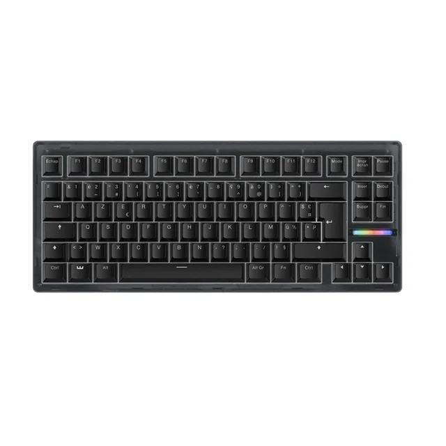 Wooting 80 He Iso Fr Ghost Keycaps Abs Noir 1