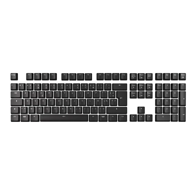 Wooting Keycaps ABS Shine Through Noir 1 Wooting Keycaps Abs Shine Through Noir 1