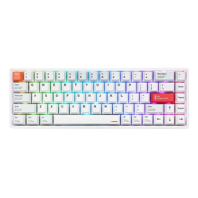 Everglide Ae68 Pc Blanc 1