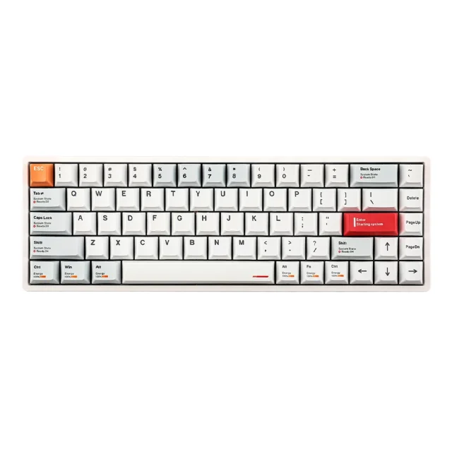 Everglide Ae68 Pc Blanc 4