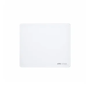 ATK Tapis de Souris en Verre Blanc
