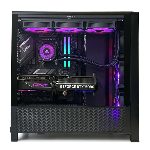 Corsair Icue 4000D - Ryzen 5 5500 - Rtx 5060 - 32Go Ddr4 3600Mhz - Ssd 1To