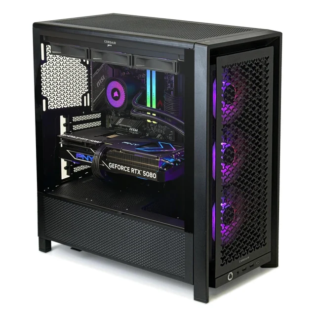 Corsair Icue 4000D - Ryzen 5 5500 - Rtx 5060 - 32Go Ddr4 3600Mhz - Ssd 1To