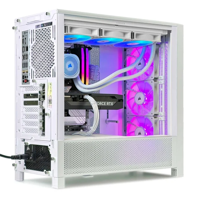 Corsair Icue 4000D - Intel Core I7 12700Kf - Rtx 5070 - 16Go Ddr4 3600Mhz - Ssd 1To Blanc