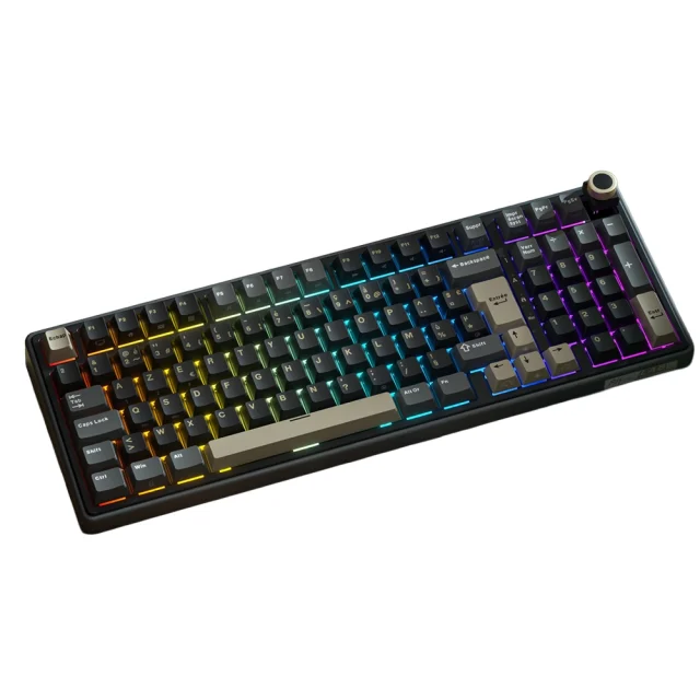 Royal Kludge R98 Iso Fr Phantom [Cream Switch]