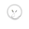 Akko Coiled Cable Blanc