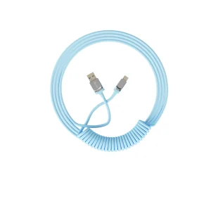 Akko Coiled Cable Bleu 1