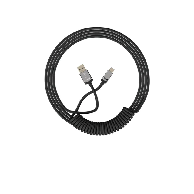 Akko Coiled Cable Noir 1 Akko Coiled Cable Noir