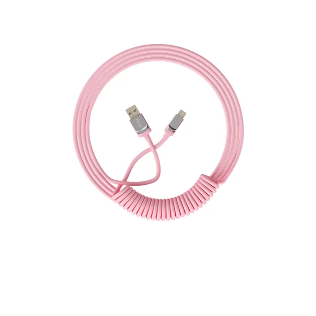 Akko Coiled Cable Rose 1 Akko Coiled Cable Rose
