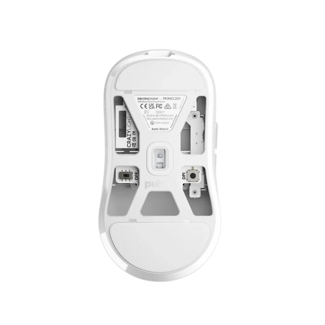 Pulsar X2N CrazyLight Medium 8K Wireless Uyuni White 4 Pulsar X2N Crazylight Medium 8K Wireless Uyuni White