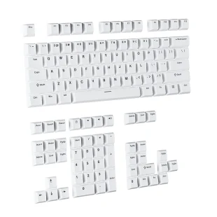 Pwnage Set de Keycaps Cherry Dual Shot PBT Shine Through Blanc