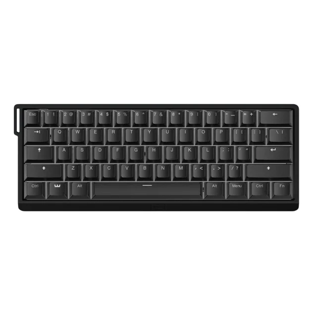 Wooting 60He V2 Ansi Us Noir - Pbt Noir