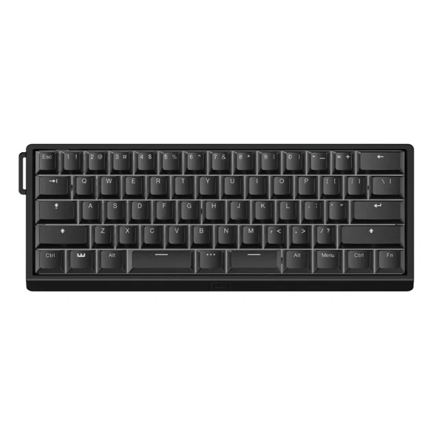 Wooting 60He V2 Alu Split Spacebar Ansi Us Noir - Pbt Noir