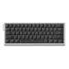 Wooting 60HE v2 Alu ANSI US Silver - PBT Noir