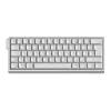 Wooting 60HE v2 AIu ISO FR Silver - PBT Blanc