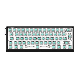 Wooting 60HE v2 AIu ISO FR Noir sans Keycaps