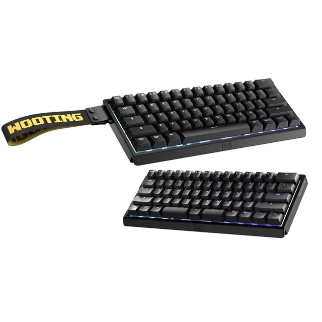 2 Claviers Noir Sur Fond Blanc
