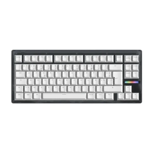 Wooting 80 He Iso Fr Ghost - Pbt Blanc