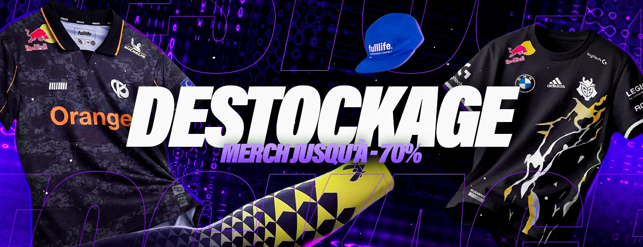 Banner Destockage Outlet Merch Gaming