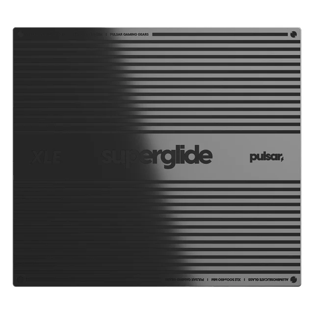 Superglide Pro Series Meiy Type-S Tapis De Souris En Verre Xle Noir