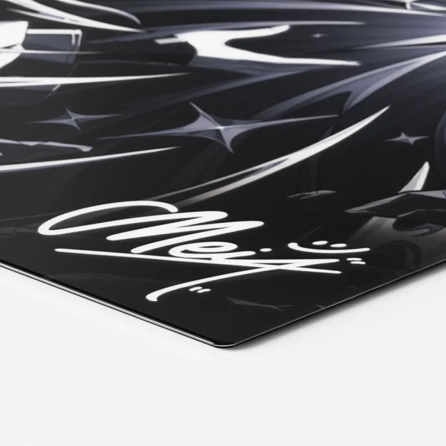 Superglide Pro Series Meiy Type-S Tapis De Souris En Verre Xle Noir