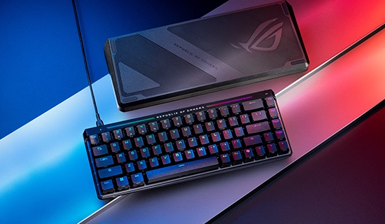 Clavier noir vue du devant et vue du derrière