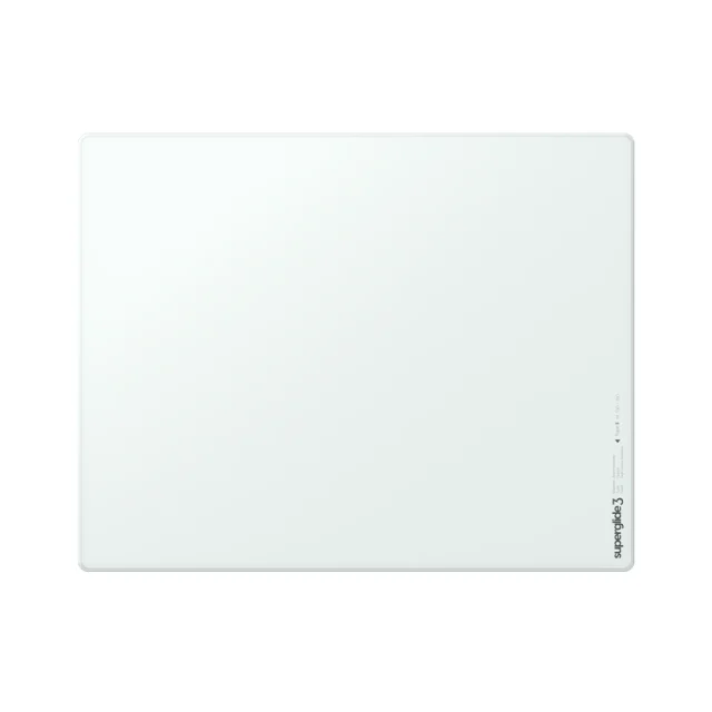 Superglide V3 Type-S Tapis de Souris en Verre M Blanc 1 Superglide V3 Type-S Tapis De Souris En Verre M Blanc