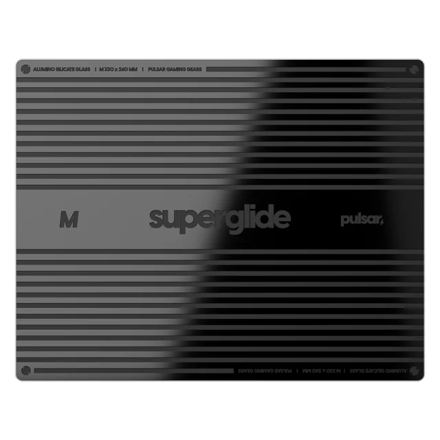Superglide V3 Type-S Tapis de Souris en Verre M Noir 2 Superglide V3 Type-S Tapis De Souris En Verre M Noir