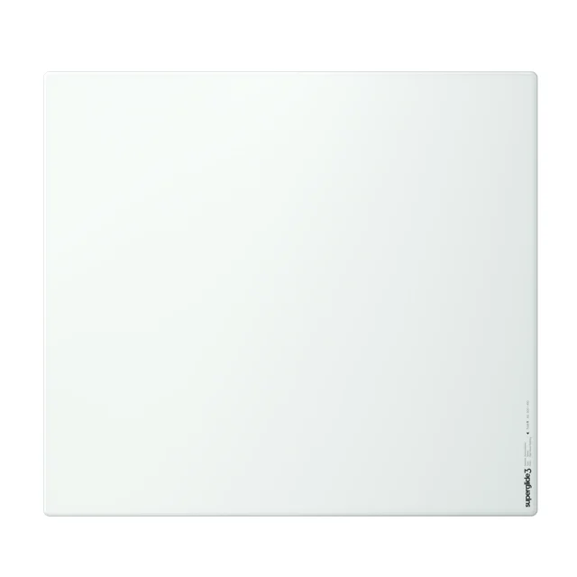 Superglide V3 Type-S Tapis de Souris en Verre XLE Blanc 1 Superglide V3 Type-S Tapis De Souris En Verre Xle Blanc