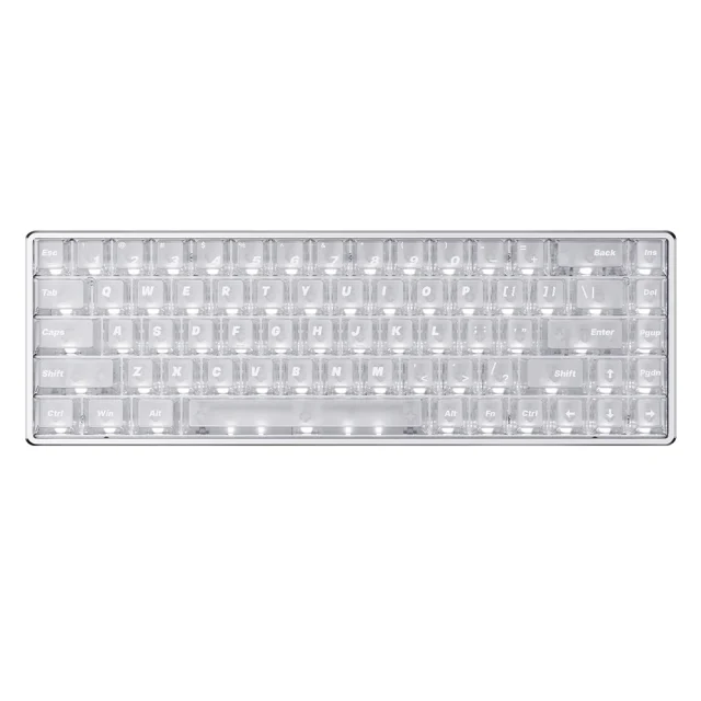 ATK 68 V3 Blanc Primordial 1 Clavier Atk 68 V3 Blanc Avec Switchs Primordial Et Keycaps Pc Translucides