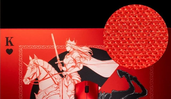 Tapis de souris rouge