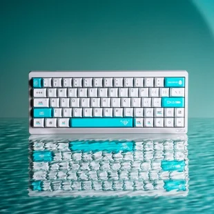 Clavier magnétique Chilkey SF60 Blanc Bleu avec reflets