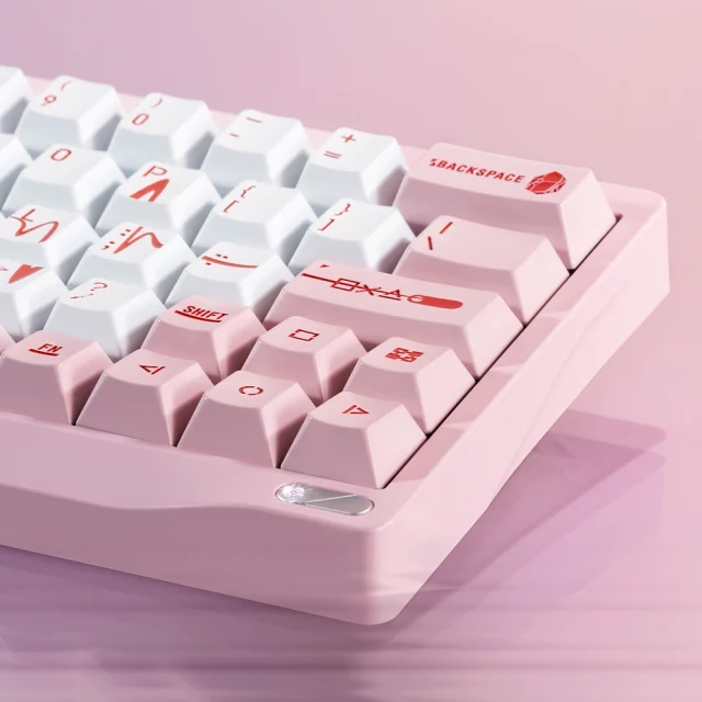 Chilkey SF60 HE Stardust Pink 2 Clavier Chilkey Sf60 Rose